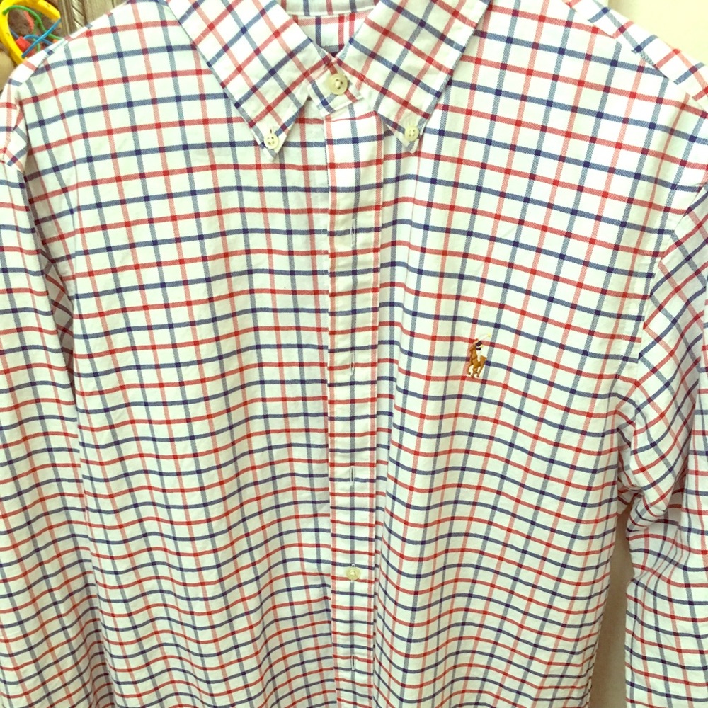 Men’s Ralph Lauren polo button up size M